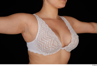 Serina Gomez breast chest lingerie underwear white bra 0005.jpg